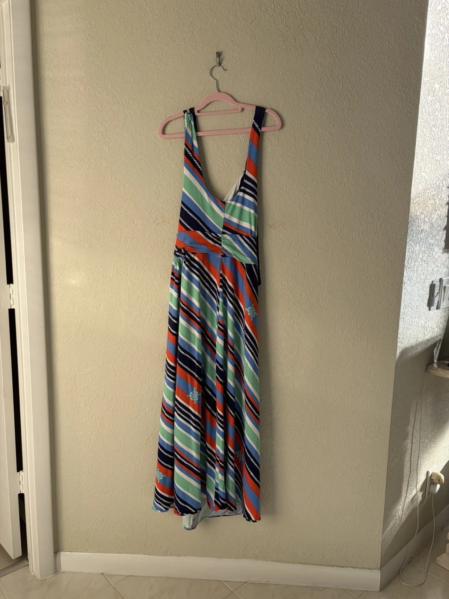 lilly pulitzer striped maxi dress Lilly Pulitzer | Dresses | Lilly Pulitzer Maxi Dress Jordyn Striped Navy Blue White Womens Medium Cut Out
