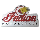 Vintage Indian Motorcycles Sign - Gas Pump Service Station Dealer Porcelain Sign