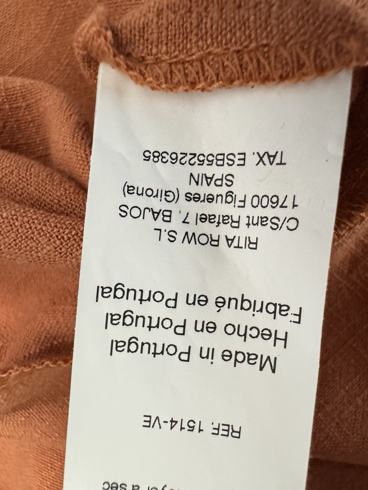 Rita Row Size Small Rust Button Capsule Basic Dre… - image 11