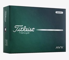 BRAND NEW 2026 Titleist AVX Golf Balls One Dozen White