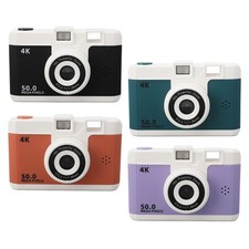 50MP 1080P Digital Camera Front Rear Dual Cameras Compact Small Camera With 8X