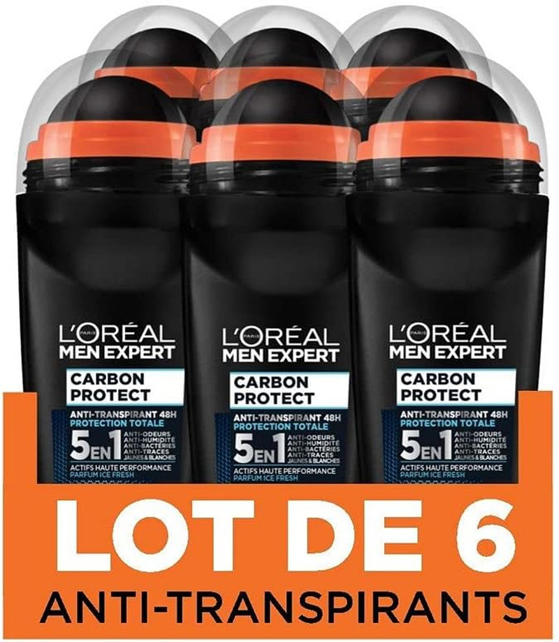 L'Oréal Paris Men Expert L 'Oréal Carbon Protect Ice Fresh Deodorante Bille Uomo