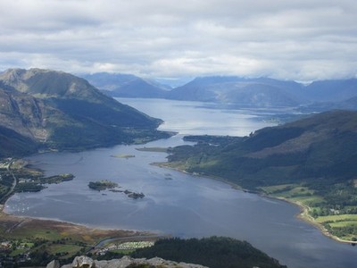 Foto 6x4 Loch Leven vom Pap von Glencoe North Ballachulish Blick w c2017