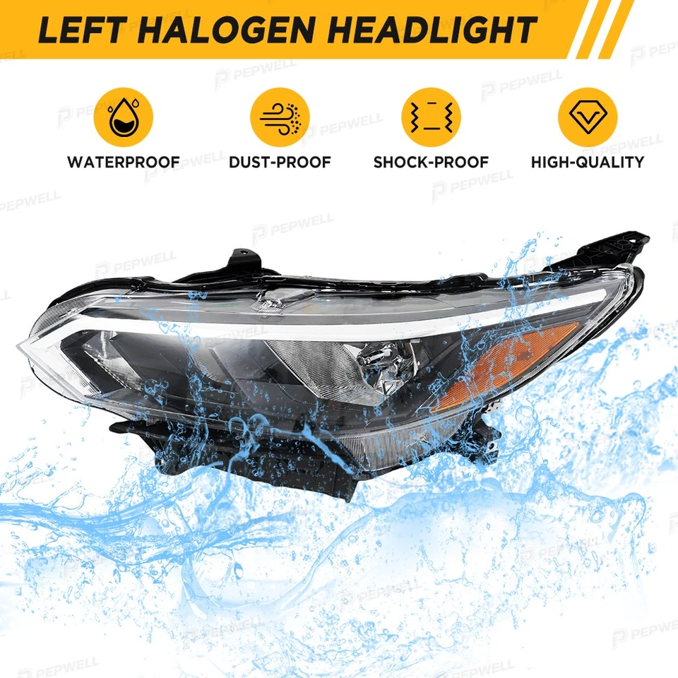 For Nissan Sentra S/SV 2024-2025 Models Left Driver Side Halogen Headlight Lamp - Imagem 4 de 4