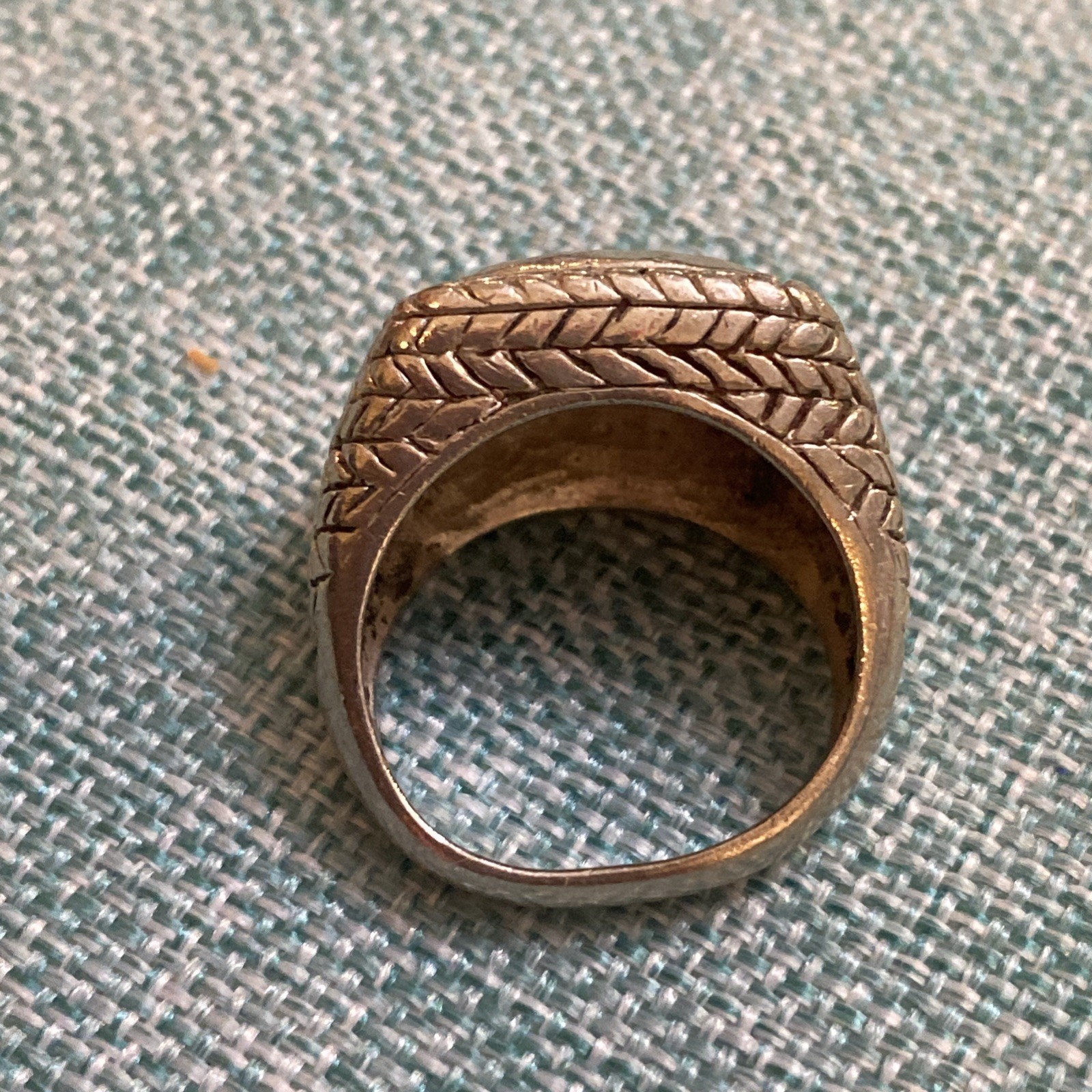 Silpada Sterling Silver Ring Square Shape Divot P… - image 5