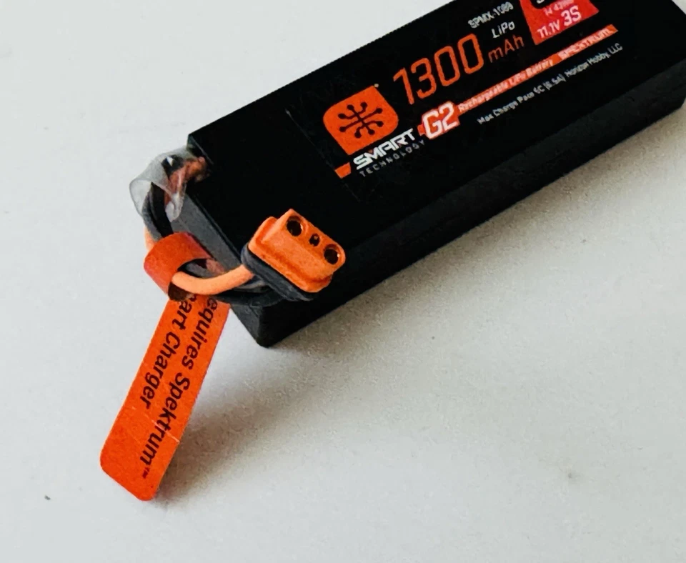 Spektrum Smart G2 LiPo Battery 1300mAh 11.1V 3S 30C SPMX1089, New - Image 3 of 4