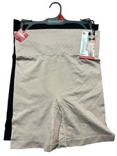 Skinnygirl Shaping Seamless Slip Shorts Size M 2 pair SG7032 TAMES YOUR TUMMY 