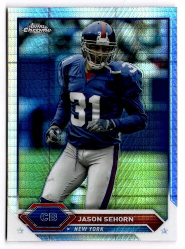 2024 Panini Select - Signatures Jason Sehorn #SP-JSN Silver Prizm