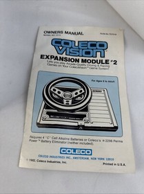 Coleco ColecoVision Console Plus Steering Wheel + Turbo Untested PlusOther Items