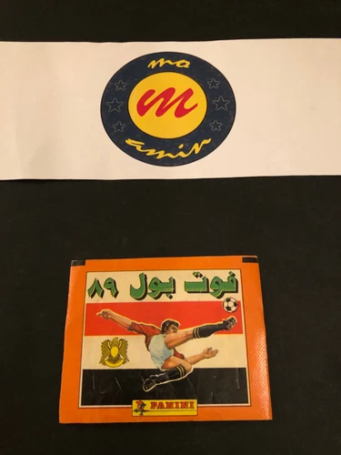 Very Rare panini Egypt football 1989 packet - Original - Picture 1 of 2