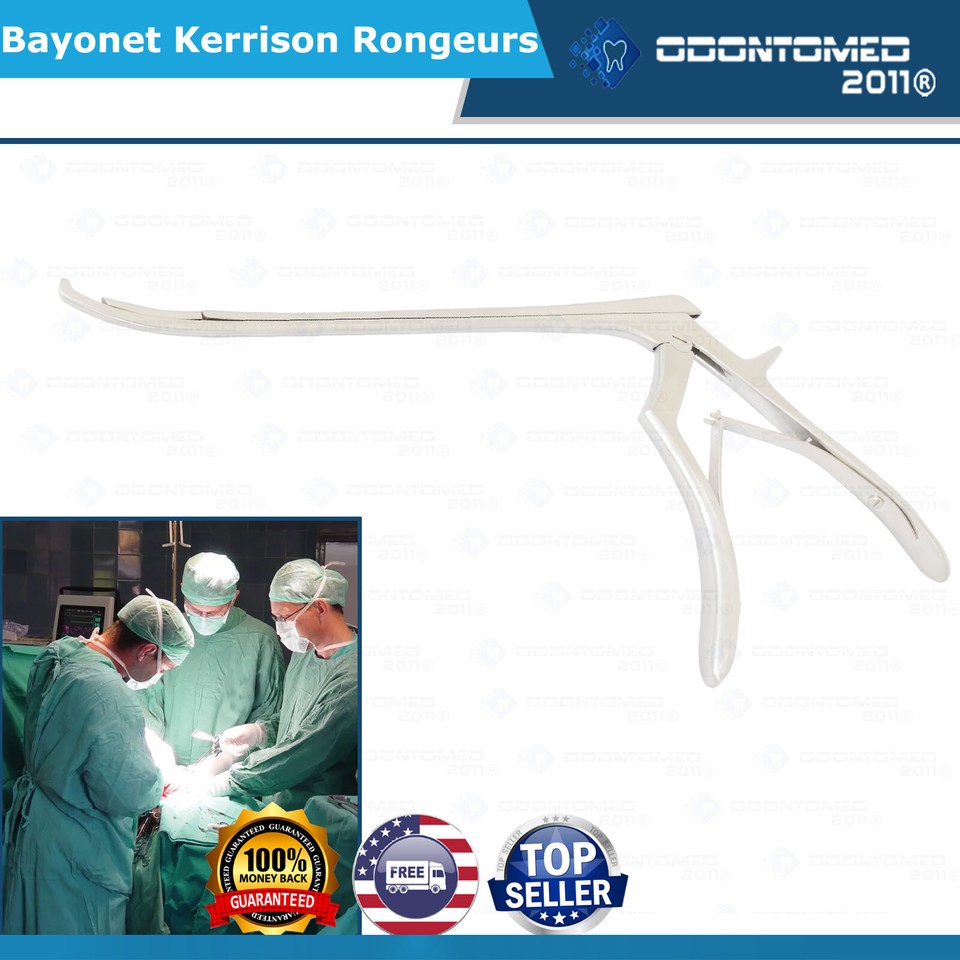 ODM Bayonet Kerrison Rongeurs 45° Curved Up 2mm Surgical Instruments | eBay