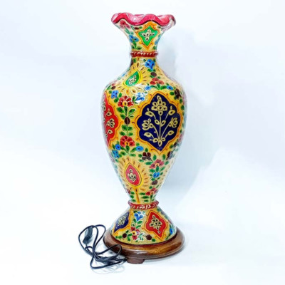 Kamelfell Lampenvasenform (Größe: 59 cm)