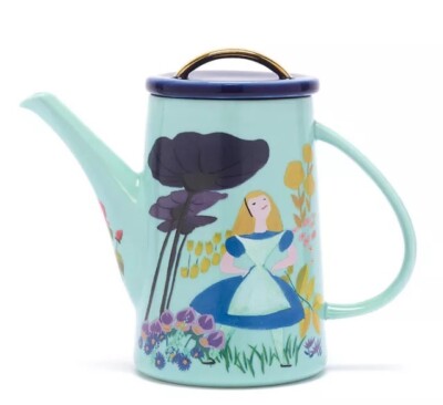 Alice im Wunderland Teekanne 70. Jahrestag Mary Blair Disney Store Neu im Karton 