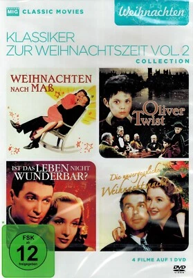 DVD NEU/OVP - Klassiker zur Weihnachtszeit Collection - Vol. 2 - 4 Filme - Bild 1 von 2