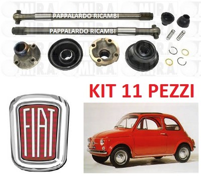 KIT MODIFICA SEMIASSI RINFORZATI FIAT 500 F L R D'EPOCA CUFFIE MOLLE ...