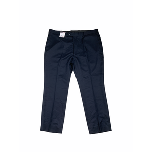Roundtree & Yorke Mens Travel Smart Microfiber Dress Pants Navy Blue Size 42X29 | eBay