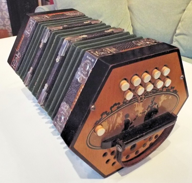 Vintage German Schutz Marke Concertina Squeeze Box eBay