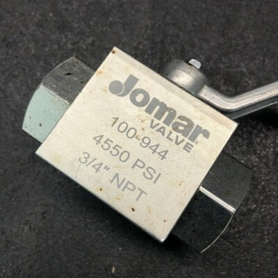 #ad Jomar Valve 100 944 – 3 4quot; NPT 4550 PSI High Pressure Rated $26.00