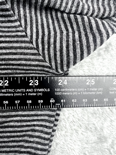 Remus Uomo Polo Shirt Men's XL Gray Striped Short Sleeve 100% Cotton - Picture 3 of 6