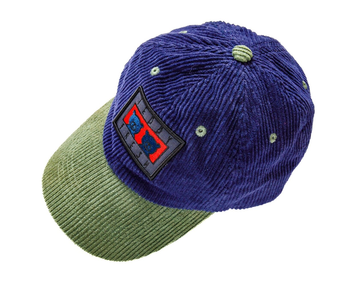 Teddy Fresh Two Teds Hat Corduroy Strapback Adjustable One Size