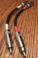 6” Schiit Stack Audiophile Interconnect Jumper Cables Neutrik Rca Any Color