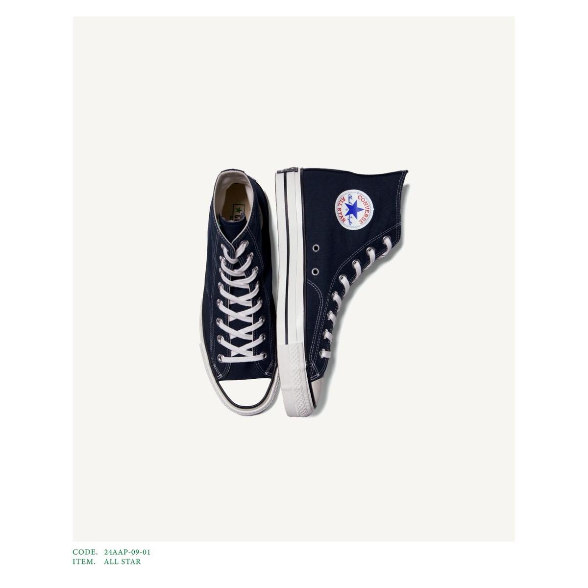 A.PRESSE × Converse All Star D.Navy 31313020 24AAP-09-01 A.PRESSE × Converse All Star D.Navy 31313020 24AAP-09-01