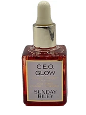 Sunday Riley CEO Glow Oil 0.3 Oz/ 10mL Facial Oil Moisturizer