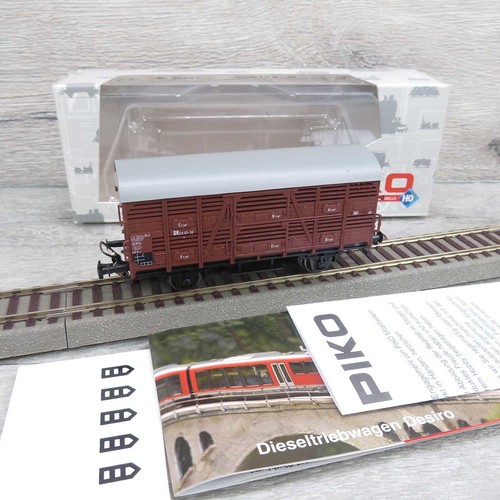 PIKO 54033 - H0 - DR - Viehverschlagewagen - OVP - #W97738 | Zustand: Gebraucht