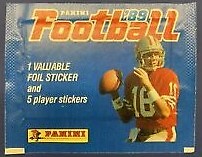 1989 PANINI NFL FOOTBALL ALBUM STICKER UK TEAM SETS BLUE BACKS  Poss HELMET/Logo