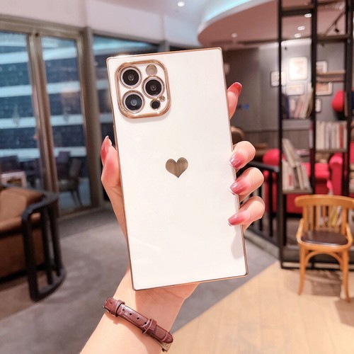For iPhone 16 15 14 13 Pro Max 12 11 7 8 Plus Angle Plating Silicone Case Cover - Picture 19 of 21