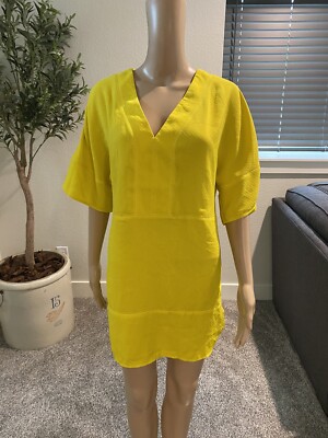 ASOS Women's Size 2 Yellow Short Sleeve Mini Dress / Tunic Top *** | eBay ASOS Women's Size 2 Yellow Short Sleeve Mini Dress / Tunic Top *** | eBay