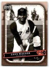 2005 UPPER DECK CLASSICS LEON WAGNER CLEVELAND INDIANS #35