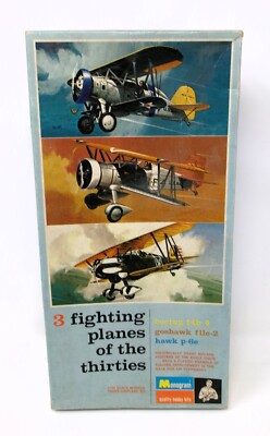Monogram PA216-200 Fighting planes of the thirties 3 plane kits 1/72 Boeing