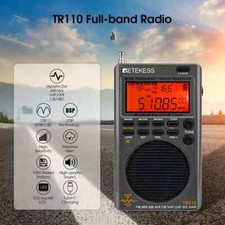 Shortwave Radio FM MW SW LSB AIR CB VHF UHF Full Band Digital Receiver