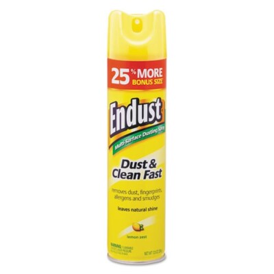 Endust Multi-Surface Dusting & Cleaning Spray, Lemon Zest, 12.5oz, 2/Pack