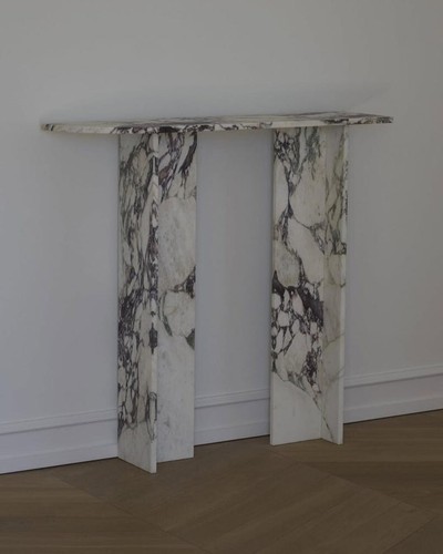 Viola Marble Console Table, Hall Table, Entryway Table Living room Table Stand - Picture 4 of 5