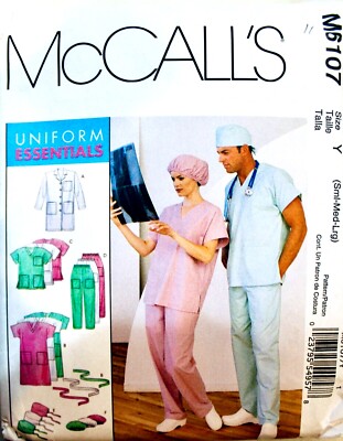 SCRUBS UNIFORMS Mens & Womens Sew Pattern UC - U Pick!