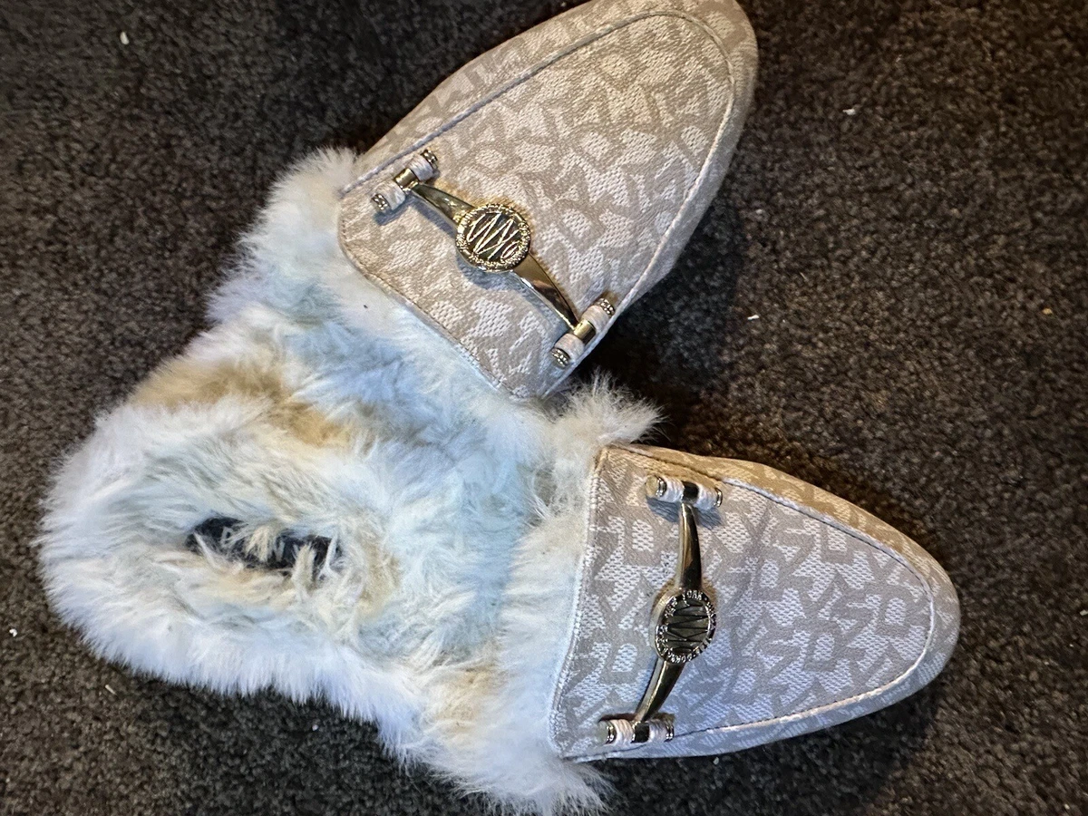 Dkny hotsell fur slides