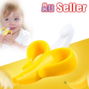 silicone banana teether