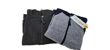 Cat  Jack Toddler Boys 2pk Fleece Crew Neck Sweatshirt Black/Navy Blue 4T