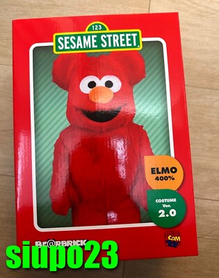 Medicom 400% Bearbrick ~ Sesame Street Be@rbrick ELMO Costume Ver