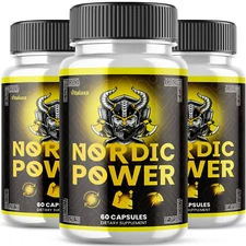 (3 Pack) Nordic Power for Men Advanced Support Formula Supplement (180 Capsules)