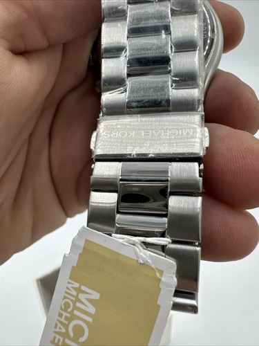 Michael Kors Zirconia Quartz Watch Analog Stainless Steel Mk-8910 New, Scratches - Picture 8 of 11
