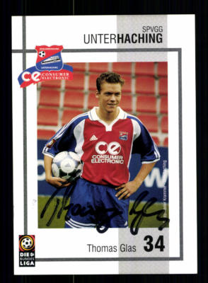 Thomas Glas autograph card SpVgg Unterhaching 2000-01 original + a 189652