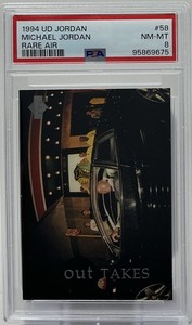 michael jordan rare air card worth 1994 Upper Deck MJ Prices | Basketball Michael Jordan #38 Prices |
