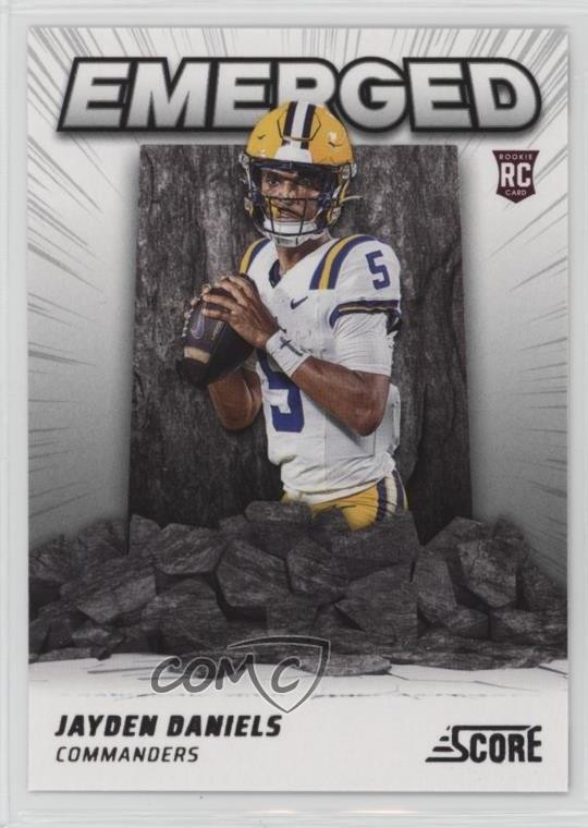 2024 Score Emerged Jayden Daniels #EM-JDS 17xi