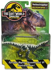 Jurassic Park Lost World Velociraptor Cyclops Raptor Vtg 1997 Figure NEW Kenner