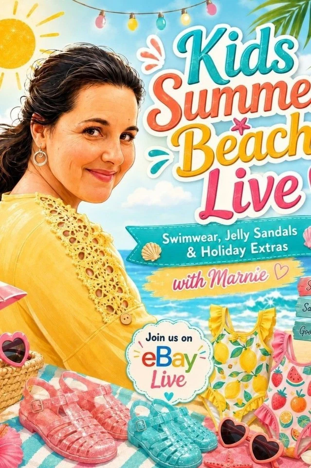 Kids Summer Beach Live: Swimwear, Jelly Sandals & Holiday Extras