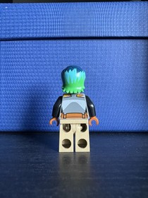 LEGO Sabine Wren Minifigure Bright Green & Dark Blue Hair SW0742