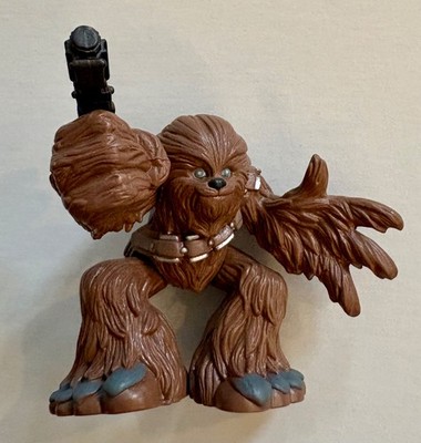 2006 Star Wars Chewbacca & C-3PO Galactic Heroes LFL Hasbro Small Action Figures